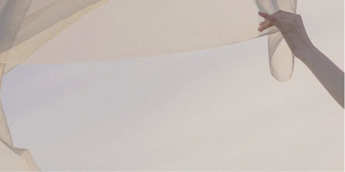 やわらかな光をとおす薄い布